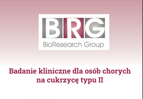 BRG – badanie kliniczne dla osób cierpiących na cukrzycę typu 2