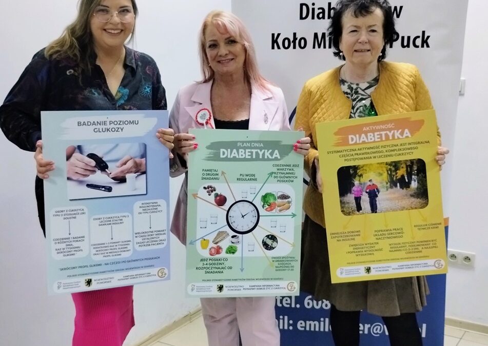 Kampanię informacyjna “Potrafimy dobrze żyć z cukrzycą” w Gdańsku